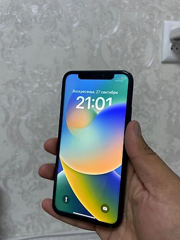 ipone x: IPhone X, Б/у, 64 ГБ, Space Gray, 100 % — 2