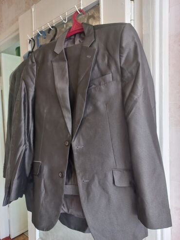 костюмы прокат: Костюм L (EU 40), цвет - Серый