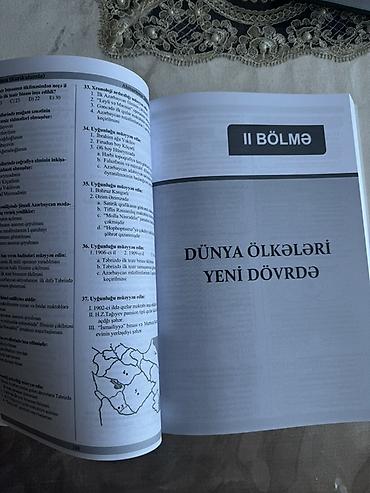 Testlər: Məhsul: “Tarix – Test Toplusu (II hissə)” Xüsusiyyətlər: - Fənn — 2