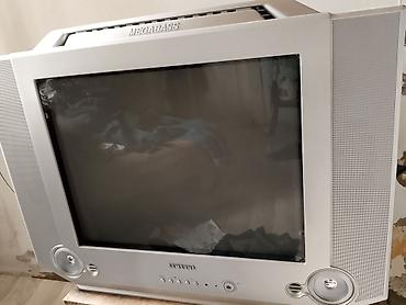 TV və video: Samsung kineskop televizor - Model: Samsung CRT (ön paneldə — 1