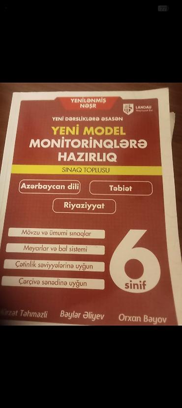 Testlər: Məhsul: “Yeni model monitorinqlərə hazırlıq – Sınaq toplusu” (6-cı — 1