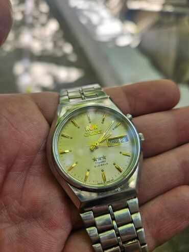 orient crystal 21 jewels qiymeti: Qol saatı, Orient, rəng - Qızılı