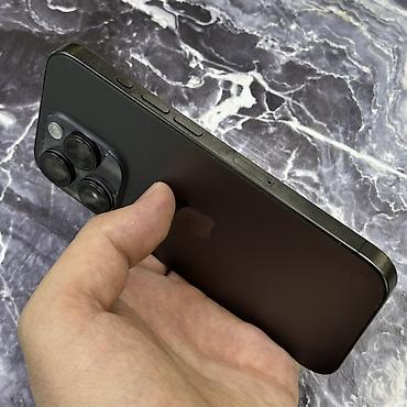 Apple iPhone: IPhone 15 Pro, Б/у, 256 ГБ, Черный, Чехол, 87 % — 11
