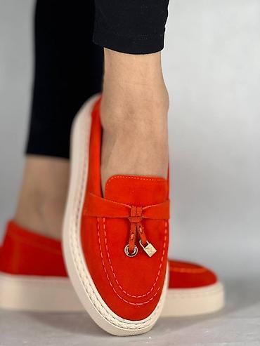 Мокасины и лоферы: Женские лоферы на платформе Размерный ряд 36.37.38.39.40 Большемеры — 7