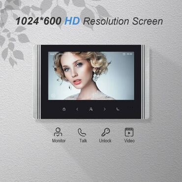 монитор андроид для авто: Комплект видеодомофона с цветным экраном 1024*600 HD с электрическим