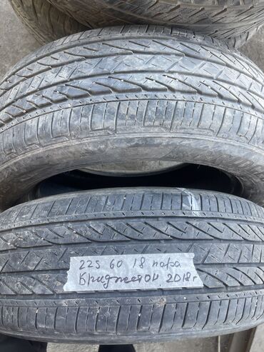 шины 225 60 18: Шины 225 / 60 / R 18, Лето, Б/у, Пара, Япония, Bridgestone