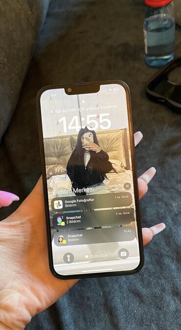 apple magsafe: IPhone 13, 128 GB, Simsiz şarj, Face ID, Sənədlərlə