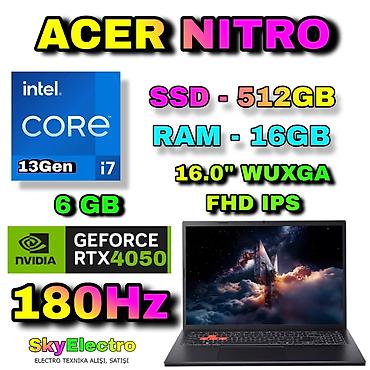 Acer: Yeni Acer Nitro, 16 ", Intel Core i7, 512 GB, Rayonlara çatdırılma, Ünvandan götürmə, Pulsuz çatdırılma — 1