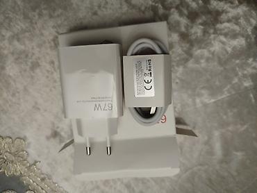 şarj cihazı: Xiaomi 67W Sürətli Şarj Dəsti Məhsul təsviri: - 67W Power Adapter — 1