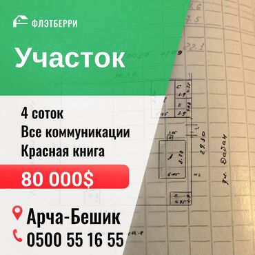 Продажа участков: 4 соток, Для бизнеса, Красная книга, Тех паспорт, Договор купли-продажи