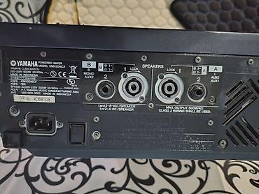 купить синтезатор бу: Yamaha EMX5016CF Powered Mixer - 16 kanallı aktiv mikser (10 mono — 2