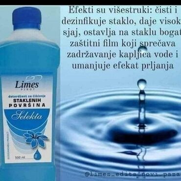 Kućna hemija i proizvodi za kuću: Limes Staklosjaj je koncentrat za čišćenje staklenih i drvenih — 5