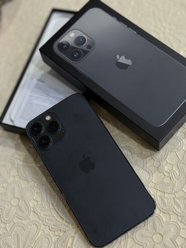 iphone 13 pro max dubai version: IPhone 13 Pro Max, 256 GB, Space Gray, Face ID, Sənədlərlə
