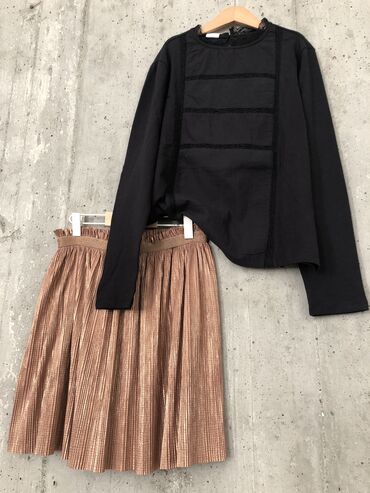 Kompleti: Zara, Komplet: Majica, Suknja, 152-158 — 2