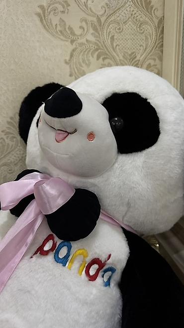 pişik yumşaq oyuncaqlar: Böyük ölçülü panda yumşaq oyuncağı. Ağ-qara rəng kombinasiyaında — 2