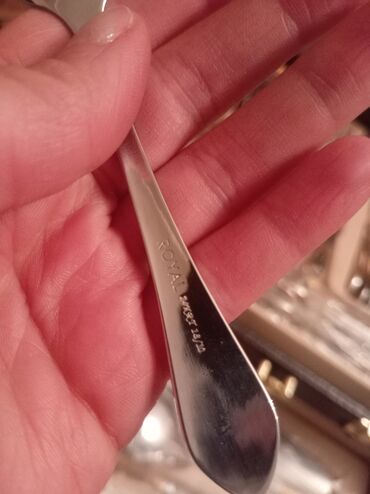 Qaşıqlar: Salam Röyal firmasına aid qawıq 72parça ümumi dəst satılır. 24 karat -da lalafo.az — 9 Qaşıqlar: Salam Röyal firmasına aid qawıq 72parça ümumi dəst satılır. 24 karat — 9