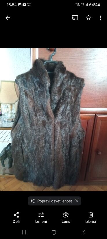 šinjel kaput: 2XL (EU 44), Mink, color - Brown