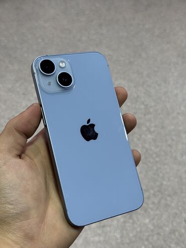 купить бу айфоны: IPhone 14, Б/у, 128 ГБ, Blue Titanium, Защитное стекло, Коробка, 81 %
