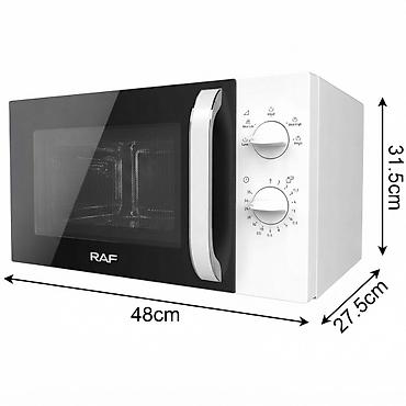 Mikrodalğalı sobalar: №: 9788 Məhsulun adı: Mikrodalğalı soba RAF R.8002, 23 L, 700 Vt — 1