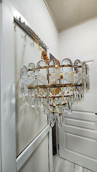 tort ucun samlar: Çılçıraq, 6 lampa, Metal — 1