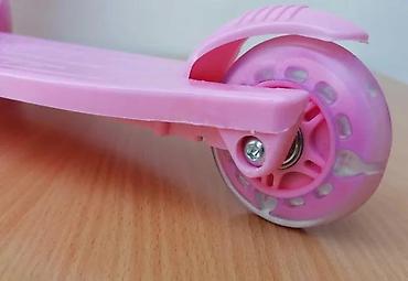 Trotineti, skejtbordovi i hoverbordovi: Dečiji trotinet sa integrisanim koferom u roze boji, idealan za — 5