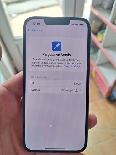 iphone 13 islenmis: IPhone 13 Pro, 128 GB, Sierra Blue, Face ID