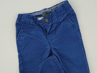 spodnie cargo niebieskie: Spodnie jeansowe, H&M, 6-9 miesięcy, stan - Dobry