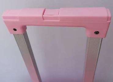 Putni koferi i torbe: Tvrdi kofer na točkiće – ružičasti - Materijal: čvrsta ABS/plastika — 10