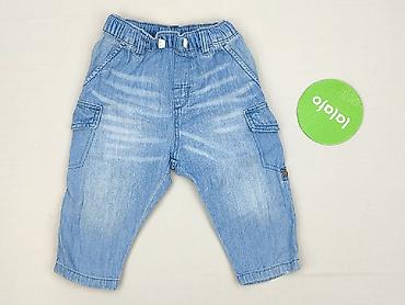 koszule moro: Spodnie jeansowe, H&M, 9-12 miesięcy, stan - Bardzo dobry — 2