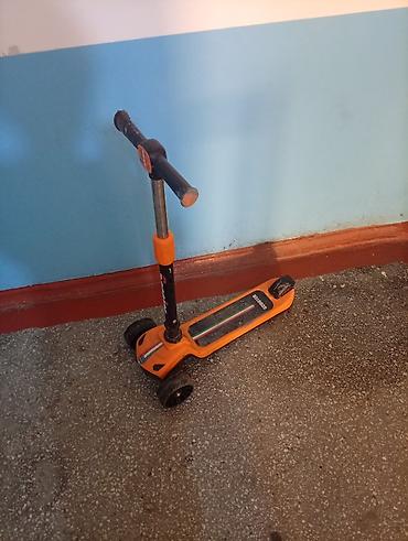 самокат 3в1 scooter: Детский трёхколёсный самокат Scooters, оранжевый. - Тип: трёхколёсный — 1