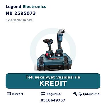 islənmis drel: Elan başlığı: Elektrik alətlər dəsti NB 2595073 Elektrik alətlər — 1
