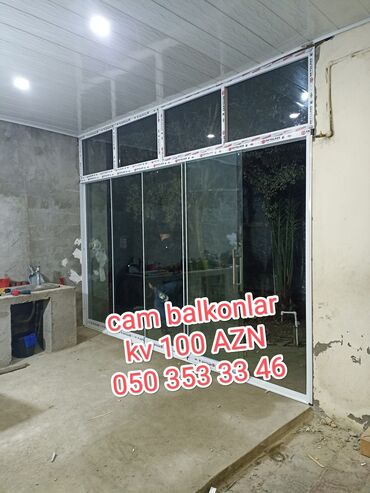 Balkonlar: Şüşə balkon sistemi müasir və funksional dizayna malikdir. Bu