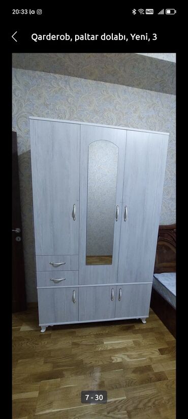Dolablar: Yeni, Açılan, 4 qapılı Düz dolab, Qarderob, paltar dolabı, Azərbaycan — 6