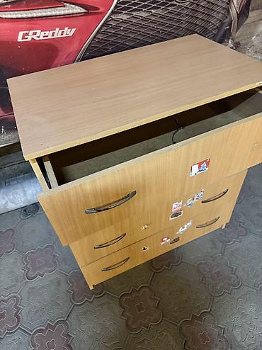 Комоддор: Кийим үчүн комод, Колдонулган, Күзгүсүз, түсү - Сары, Акылуу жеткирүү — 3