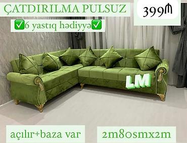 divan alisi: Künc divan, Yeni, Açılan, Bazalı, Parça, Şəhərdaxili pulsuz çatdırılma — 3