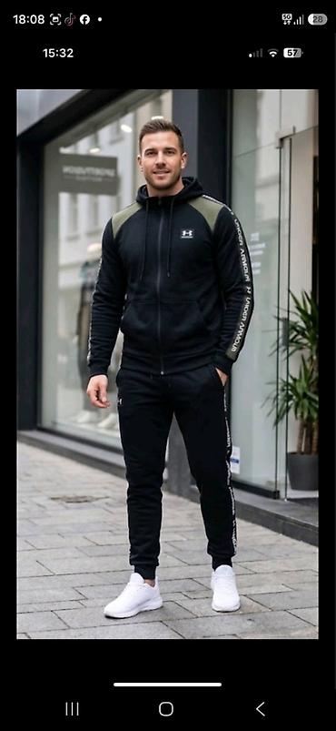 trenerka lacoste: Nove muške trenerke termo deblji materijal M,L,XL,XXL veličine za — 4