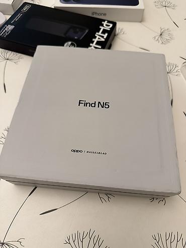 ev telefonlar: Oppo Find N5, 512 GB, rəng - Gümüşü, Face ID, Sensor, Sənədlərlə — 1