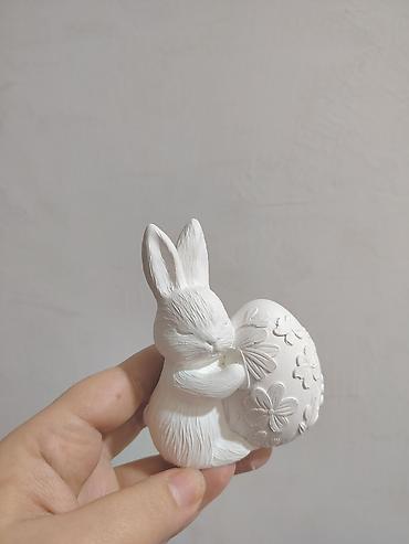 Fiqurlar: Fiqur, Gips, rəng - Ağ — 30