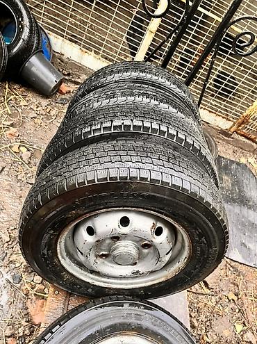 Шины и диски: Комплект колёс для лёгкого грузовика/прицепа: шины Bridgestone V300 на — 4