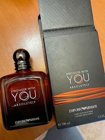 stronger: Emporio Armani Stronger With You – kişi ətirləri, 100 ml flakonlar — 2