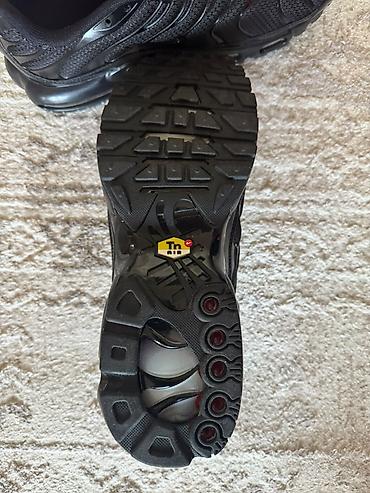 48: Nike Air Max Plus (TN) — мужские кроссовки, полностью чёрный цвет 46 — 3