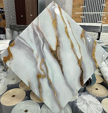 3D panellər: Pvc Mermer Panel Mərmər effekti verən PVC divar panelləri. 1.Arxası — 10