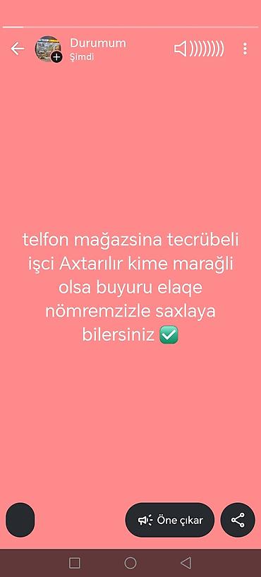 Satış: Satış məsləhətçisi tələb olunur, İstənilən yaş, Aylıq ödəniş — 2
