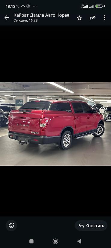 ssangyon: Ssangyong Rexton Sports: 2019 г., 2.2 л, Автомат, Дизель, Пикап — 5