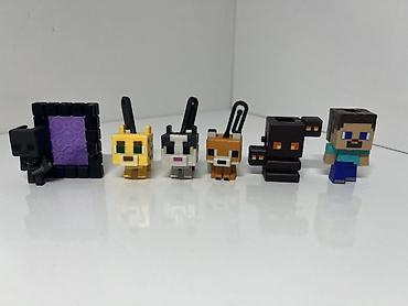 Oyuncaq fiqurlar: Minecraft temalı mini fiqurlar dəsti - Dəstə 6 ədəd fiqur daxildir — 1