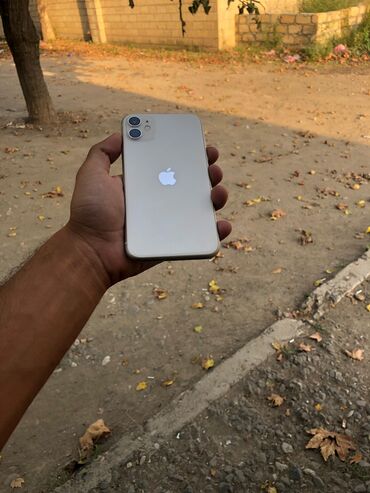 təcili iphone: IPhone 11, 128 GB, Ağ, Zəmanət