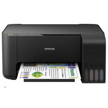 цветной принтер три в одном: Epson L3110 (A4, printer, scanner, copier, 33/15ppm, 5760x1440dpi