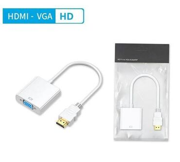 Адаптеры питания для ноутбуков: Переходник HDMI - VGA HDMI кабель (версия 14 стальных жил покрытые