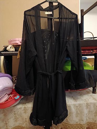 Нижнее белье: Qara şəffaf xalat/kimono - Brend: F&F (etiket mövcuddur) - — 1
