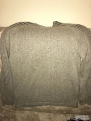 Džemperi: Džemper, L, XL, Giorgio Armani, bоја - Siva, Pamuk — 4